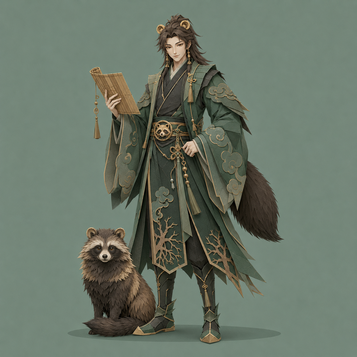 氐土貉 人物圖