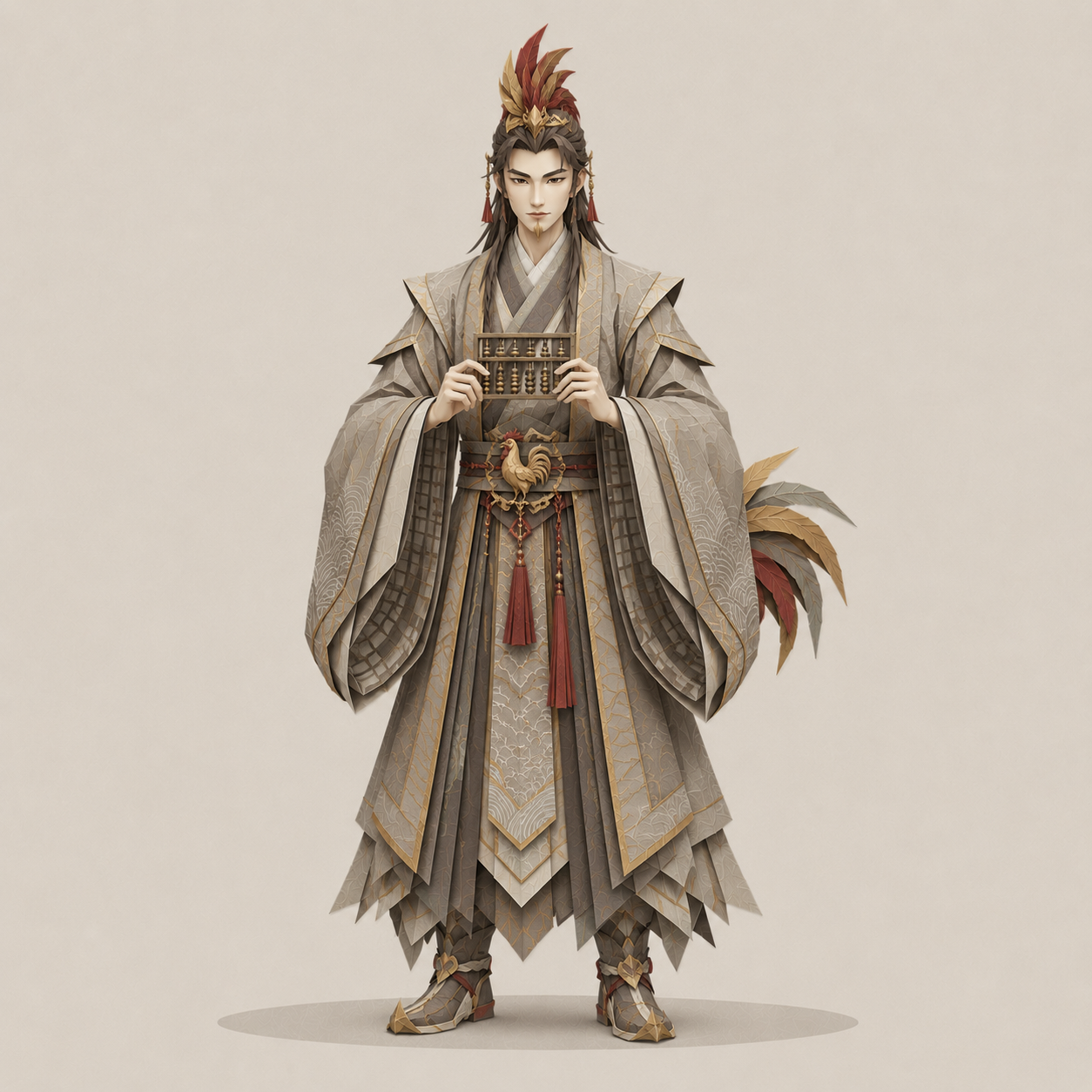 昴日雞 人物圖
